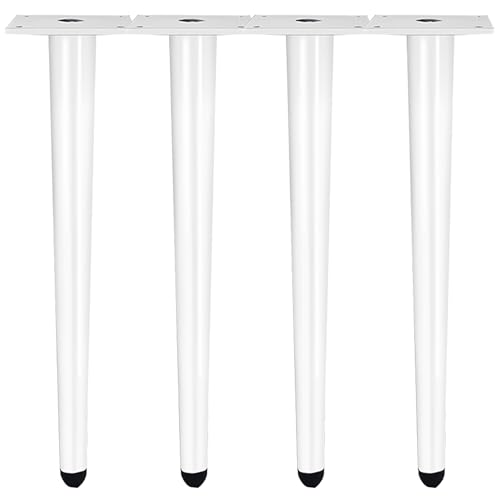 Dwinenixtor DIY Tischbeine, Konisch Esstischbeine 4 Stück Stützfüße Eisen | Galvanikfläche Sideboard füße Höhe: 10-100cm Weiß Kommode Füße Mit Schraube 70cm/27.5" Dwinenixtor DIY Tischbeine, Konisch Esstischbeine 4 Stück Stützfüße Eisen | Galvanikfläche Sideboard füße Höhe: 10-100cm Weiß Kommode Füße Mit Schraube 70cm/27.5" von Dwinenixtor