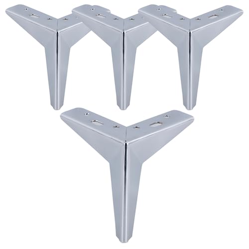 Dwinenixtor Möbelbeine, 4 Stück Möbelfüße Silber Möbelfuß Kaltgewalzter Stahl | Galvanikfläche Moebelfuesse Höhe: 10-17cm Kommode Füße Tischbeine Dreieck Stützfüße Mit Schraube 17cm/6.7" Dwinenixtor Möbelbeine, 4 Stück Möbelfüße Silber Möbelfuß Kaltgewalzter Stahl | Galvanikfläche Moebelfuesse Höhe: 10-17cm Kommode Füße Tischbeine Dreieck Stützfüße Mit Schraube 17cm/6.7" von Dwinenixtor
