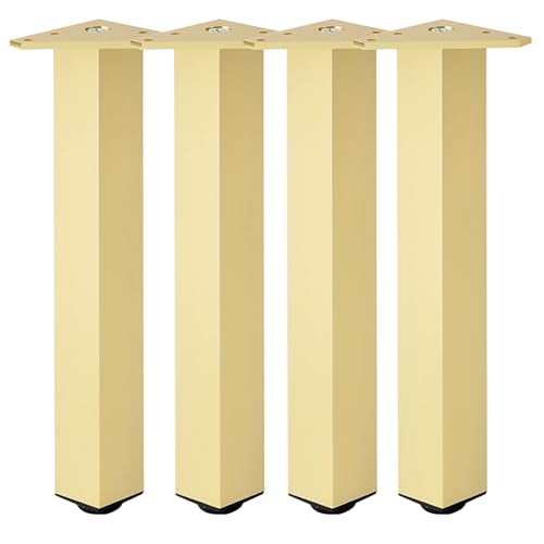 Dwinenixtor Möbelbeine Ersatz, Verstellbar Möbelfüße Gold 4 Stück Moebelfuesse Aluminiumlegierung | Eloxierte Oberfläche Kommode Füße Höhe: 6-40cm Quadrat Tischbeine Stützfüße Mit Schraube 40cm/15.7" Dwinenixtor Möbelbeine Ersatz, Verstellbar Möbelfüße Gold 4 Stück Moebelfuesse Aluminiumlegierung | Eloxierte Oberfläche Kommode Füße Höhe: 6-40cm Quadrat Tischbeine Stützfüße Mit Schraube 40cm/15.7" von Dwinenixtor