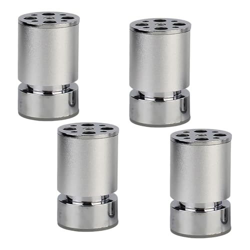 Dwinenixtor Möbelfüße Silber, 4 Stück Möbelbeine Verstellbar Sofafüße Aluminiumlegierung | Eloxierte Oberfläche Moebelfuesse Runde Kommode Füße Höhe: 6-40cm Tischbeine Stützfüße Mit Schraube 6cm/2.4" Dwinenixtor Möbelfüße Silber, 4 Stück Möbelbeine Verstellbar Sofafüße Aluminiumlegierung | Eloxierte Oberfläche Moebelfuesse Runde Kommode Füße Höhe: 6-40cm Tischbeine Stützfüße Mit Schraube 6cm/2.4" von Dwinenixtor