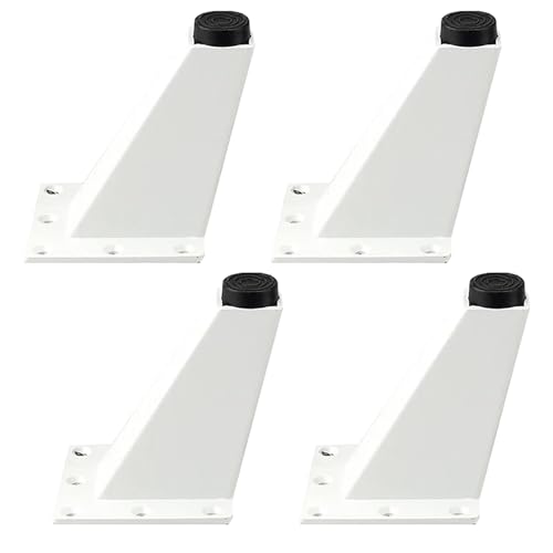 Dwinenixtor Möbelfuß, 4 Stück Möbelbeine Verstellbar Stützfüße Aluminiumlegierung | Eloxierte Oberfläche Schrankfüße Höhe: 8-10cm Kommode Füße Weiße Möbelfüße Mit Schraube 10cm/4" Dwinenixtor Möbelfuß, 4 Stück Möbelbeine Verstellbar Stützfüße Aluminiumlegierung | Eloxierte Oberfläche Schrankfüße Höhe: 8-10cm Kommode Füße Weiße Möbelfüße Mit Schraube 10cm/4" von Dwinenixtor