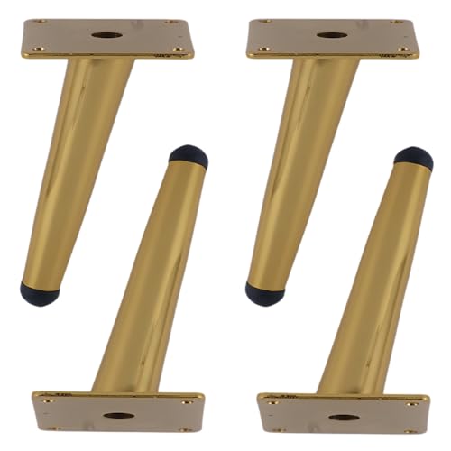 Dwinenixtor Sofafüße, 4 Stück Möbelfüße Gold Stützfüße Eisen | Galvanikfläche Moebelfuesse Höhe: 10-100cm Schräge Möbelfuß Couchtisch füße Schrankbeine Mit Schraube 12cm/4.7" Dwinenixtor Sofafüße, 4 Stück Möbelfüße Gold Stützfüße Eisen | Galvanikfläche Moebelfuesse Höhe: 10-100cm Schräge Möbelfuß Couchtisch füße Schrankbeine Mit Schraube 12cm/4.7" von Dwinenixtor