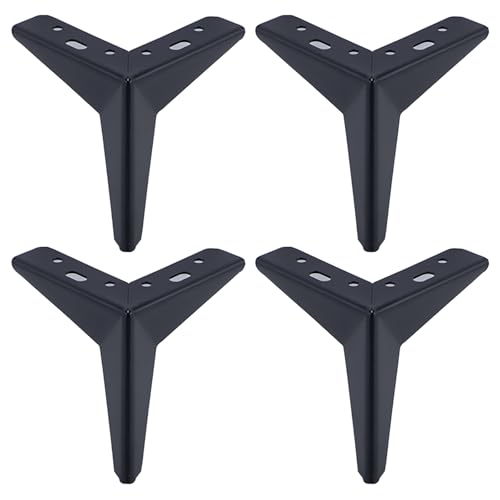 Dwinenixtor Tischbeine Schwarze, Tischfüße Dreieck Schrank Füße HöHe: 10-17cm Tischbein 4 Stück Couchtisch Füße Kaltgewalzter Stahl | Galvanikfläche Ersatz Beine Stützfüße Mit Schraube 13cm/5.12" Dwinenixtor Tischbeine Schwarze, Tischfüße Dreieck Schrank Füße HöHe: 10-17cm Tischbein 4 Stück Couchtisch Füße Kaltgewalzter Stahl | Galvanikfläche Ersatz Beine Stützfüße Mit Schraube 13cm/5.12" von Dwinenixtor