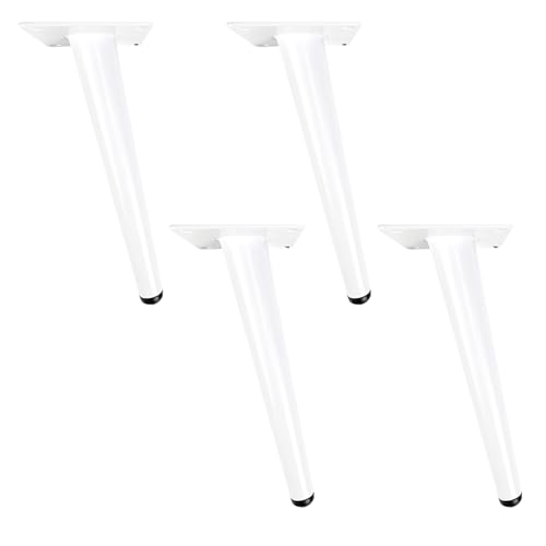 Dwinenixtor Tischbeine Weiß, 4 Stück Möbelfüße Schräge Couchtisch füße Eisen | Galvanikfläche Sideboard füße Höhe: 10-100cm Kommode Füße Stützfüße Esstischbeine Mit Schraube 15cm/6" Dwinenixtor Tischbeine Weiß, 4 Stück Möbelfüße Schräge Couchtisch füße Eisen | Galvanikfläche Sideboard füße Höhe: 10-100cm Kommode Füße Stützfüße Esstischbeine Mit Schraube 15cm/6" von Dwinenixtor