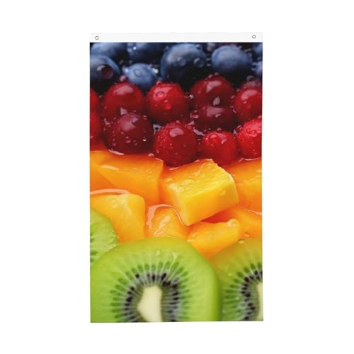 Obst-Regenbogen-Flagge, vertikal, doppelseitig, Gartenflagge, Außenhof, Haus, Flagge, lustiges Party-Banner, Schild, Heimdekoration, Gartenflaggen zum Aufhängen an der Wand Obst-Regenbogen-Flagge, vertikal, doppelseitig, Gartenflagge, Außenhof, Haus, Flagge, lustiges Party-Banner, Schild, Heimdekoration, Gartenflaggen zum Aufhängen an der Wand von Dwrepo