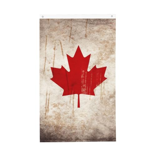 Retro Kanada Flagge Flagge 90 x 152 cm Vertikale doppelseitige Gartenflagge Außen Hof Haus Flagge Lustiges Partybanner Schild Heimdekoration Gartenflaggen für Wandbehang Poster Retro Kanada Flagge Flagge 90 x 152 cm Vertikale doppelseitige Gartenflagge Außen Hof Haus Flagge Lustiges Partybanner Schild Heimdekoration Gartenflaggen für Wandbehang Poster von Dwrepo
