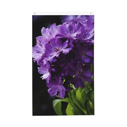 Schöne Flagge mit violetter Blume, 90 x 152 cm, vertikale doppelseitige Gartenflagge für den Außenbereich, Hof, Haus, Flagge, lustiges Party-Banner, Schild, Heimdekoration, Gartenflaggen zum Aufhängen Schöne Flagge mit violetter Blume, 90 x 152 cm, vertikale doppelseitige Gartenflagge für den Außenbereich, Hof, Haus, Flagge, lustiges Party-Banner, Schild, Heimdekoration, Gartenflaggen zum Aufhängen von Dwrepo