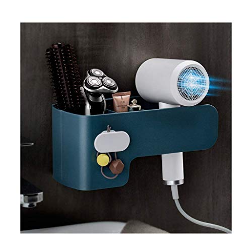 Dxbqm Storage Organizer Storage Shelf, Haushalt Badezimmer Wandhalterung Regal Haartrockner Rack Multifunktionsregal Einheit (Farbe: 1#) von Dxbqm