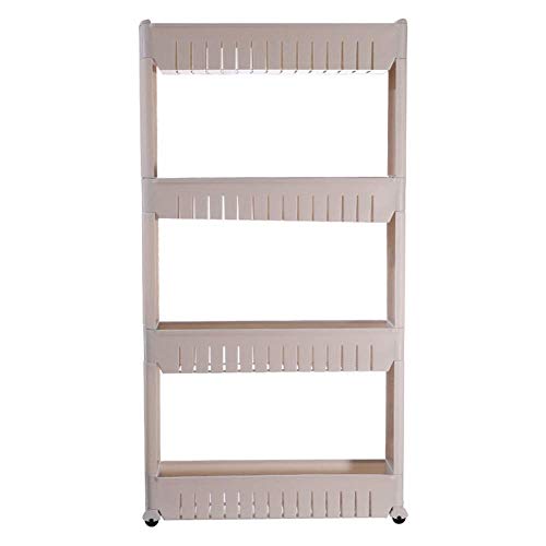Dxbqm Storage Organizer Storage Trolley Cart mit Vier glatten rollenden Rädern Household Multilayer Narrow Gap Shelf Dxbqm Storage Organizer Storage Trolley Cart mit Vier glatten rollenden Rädern Household Multilayer Narrow Gap Shelf von Dxbqm