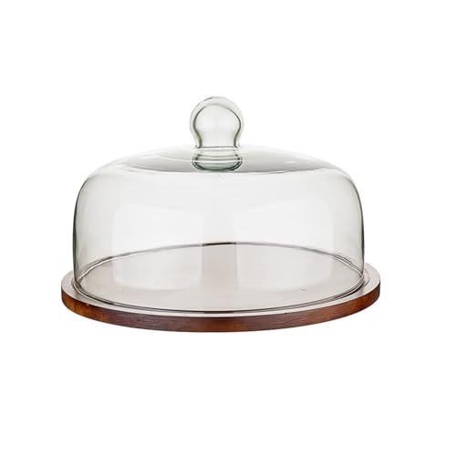 Dxcaicc Kuchenplatte Mit Deckel, Retro Holz Kuchenplatte Mit Kuppel, Natürliche Akazienholz Kuchenplatte Mit Kuppel, Display Dessert Für Party,26cm Dxcaicc Kuchenplatte Mit Deckel, Retro Holz Kuchenplatte Mit Kuppel, Natürliche Akazienholz Kuchenplatte Mit Kuppel, Display Dessert Für Party,26cm von Dxcaicc