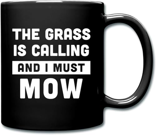 Dxcvbrds Keramik-Kaffeetasse Gärtner-Tasse Rasenmäherbecher Neuer Kaffeebecher Landschaftsgestalter Tasse Rasenmäher Tasse Gartenarbeit Vatertagsgeschenk Kaffeetasse Keramiktasse 325 ml von Dxcvbrds