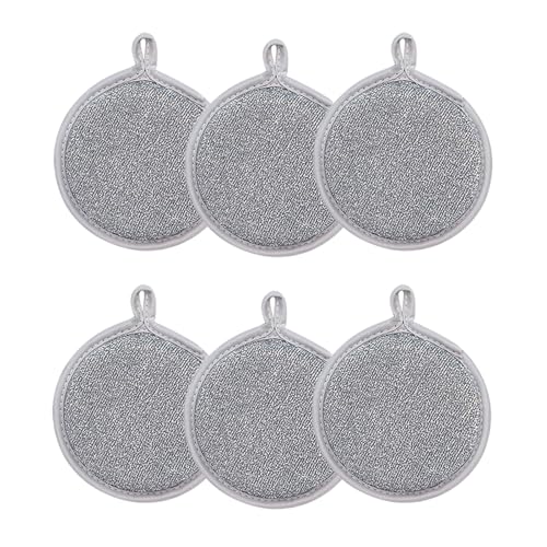 6 Stück Multipurpose Wire Dishwashing Rags,Edelstahl-Reinigungstuch-Set,Dishwashing Rags for Wet and Dry,Wiederverwendbar Topfreiniger Putzlappen,für Küche Haushalt Pfanne 6 Stück Multipurpose Wire Dishwashing Rags,Edelstahl-Reinigungstuch-Set,Dishwashing Rags for Wet and Dry,Wiederverwendbar Topfreiniger Putzlappen,für Küche Haushalt Pfanne von Dxmcgttbd