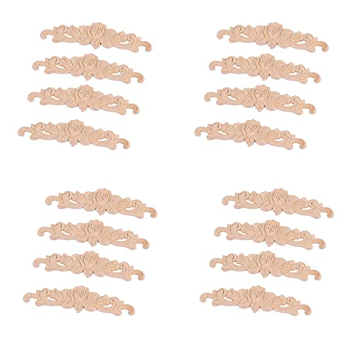 Dxoniislh 16 StÜCke 20 x 5 cm Gummi Geschnitzte Lange Onlay Applique Unlackiert Rose TÜR Haus Europäischen Stil Dxoniislh 16 StÜCke 20 x 5 cm Gummi Geschnitzte Lange Onlay Applique Unlackiert Rose TÜR Haus Europäischen Stil von Dxoniislh