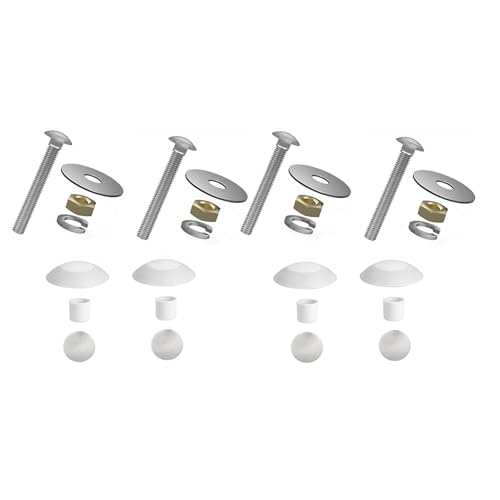 Dxoniislh 2 x Tauchbrett-Schrauben, Tauchbrett-Montageset für Zwei-Loch-Wohnpool, Tauchbrett-Schrauben-Set von Dxoniislh