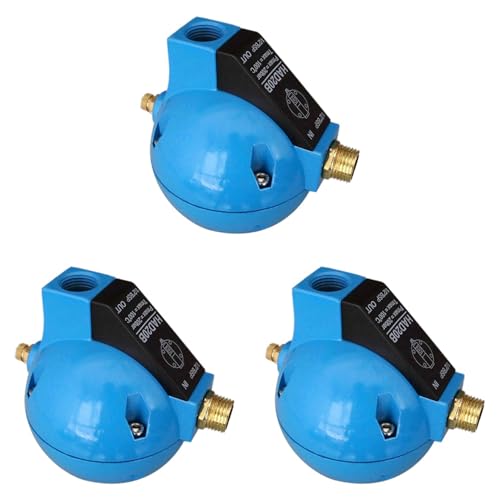 Dxoniislh 3 x HAD20B Druckluft-Schwimmer-Ablassventil, 1,27 cm, 400 l/m Kondensatwasser-Maschine von Dxoniislh