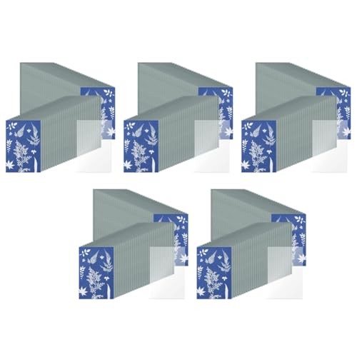 Dxoniislh 305-teiliges Sonnendruckpapier, Cyanotyp-Papier-Set, Solar-Zeichenpapier, Empfindlichkeit, Sonnendruck, Naturdruckpapier (15 x 9 cm) von Dxoniislh