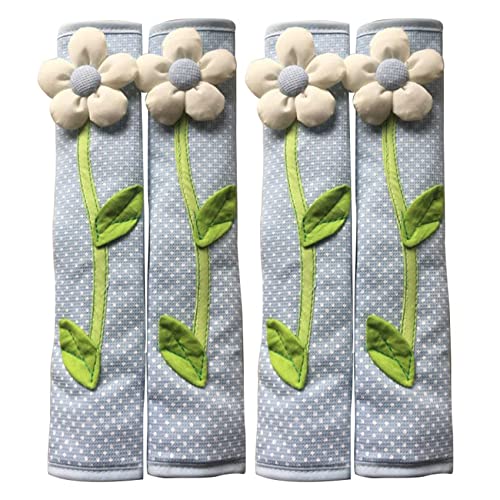 Dxoniislh 4 STÜCKE Pastoralen Polka Dot TüR/KüHlschrank Abdeckung KüHlschranktüR Handschuhe Wohnkultur KüChe ZubehöR Blau Dxoniislh 4 STÜCKE Pastoralen Polka Dot TüR/KüHlschrank Abdeckung KüHlschranktüR Handschuhe Wohnkultur KüChe ZubehöR Blau von Dxoniislh
