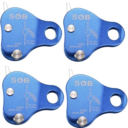 Dxoniislh 4 x Aluminium-Kletterseilblocker für Outdoor-Klettern Dxoniislh 4 x Aluminium-Kletterseilblocker für Outdoor-Klettern von Dxoniislh