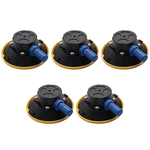Dxoniislh 5 Stück 11,4 cm konkaver Vakuum-Saugnapf, 114,3 mm, robust, Handpumpensaugnapf mit Gewindebolzen Dxoniislh 5 Stück 11,4 cm konkaver Vakuum-Saugnapf, 114,3 mm, robust, Handpumpensaugnapf mit Gewindebolzen von Dxoniislh
