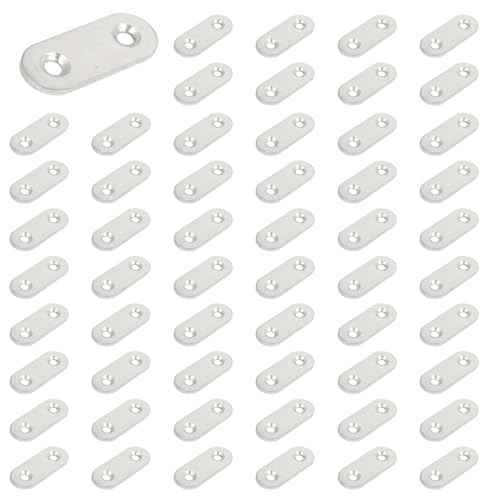 Dxoniislh Flache Halterung, Edelstahl, gerade, Reparaturplatten, 40 mm, 200 Stück Dxoniislh Flache Halterung, Edelstahl, gerade, Reparaturplatten, 40 mm, 200 Stück von Dxoniislh