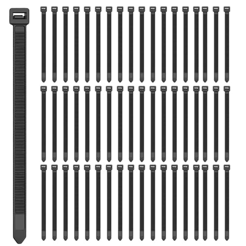 Dxoniislh Kabelbinder 12 Zoll Heavy Duty Zip Ties mit 54.4 kg Zugfestigkeit, Schwarze Kabelbinder, 600 Stück Dxoniislh Kabelbinder 12 Zoll Heavy Duty Zip Ties mit 54.4 kg Zugfestigkeit, Schwarze Kabelbinder, 600 Stück von Dxoniislh