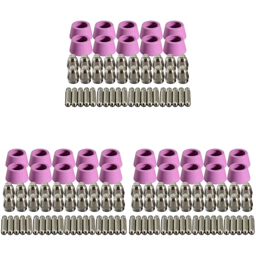 Dxoniislh Plasmaschneider, Brenner, Verbrauchsmaterialien, Elektrodüsen, Tassen-Set für -60-55 WSD-60, passend für CUT-60 LGK-60 Plasmaschneider, 200 Stück von Dxoniislh