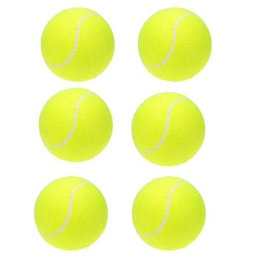 Dxoniislh Riesiger Tennisball für Kinder und Erwachsene, 24,1 cm, 6 Stück von Dxoniislh