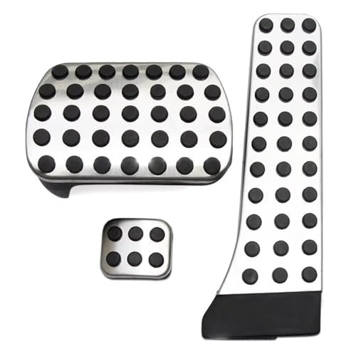 DxxxAB7 Auto Fuß Pedale Pads für Benz C Class W204 C220 C230 2007 2008 2009 2010 2011 2012 2013 2014,Gas Gaspedal Kraftstoff Bremse Kupplung Fußstütze Pedal Pad Zubehör,A/at 3pcs von DxxxAB7