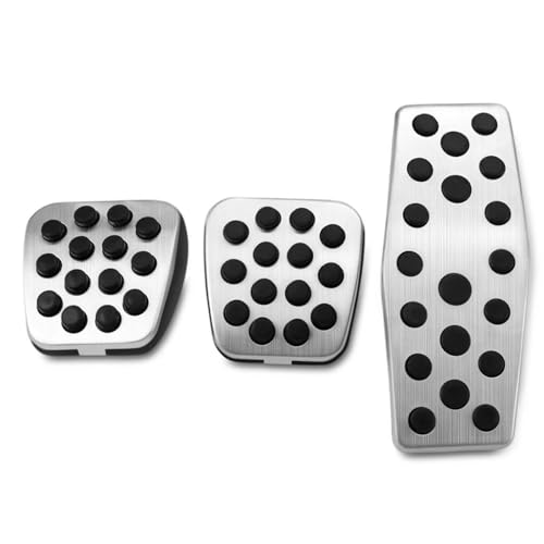 DxxxAB7 Auto Fuß Pedale Pads für Buick Regal 2008 2009 2010 2011 2012 2013 2014 2015 2016 2017,Gas Gaspedal Kraftstoff Bremse Kupplung Fußstütze Pedal Pad Zubehör,B/3pc Type von DxxxAB7