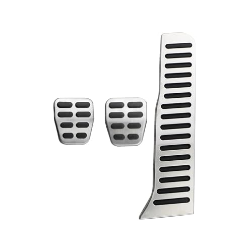 DxxxAB7 Auto Fuß Pedale Pads für Golf 5 mk5 Golf 6 mk6 2003 2004 2005 2006 2007 2008 2009 2010 2011 2012 2013,Gas Gaspedal Kraftstoff Bremse Kupplung Fußstütze Pedal Pad Zubehör,B/MT 3pcs von DxxxAB7