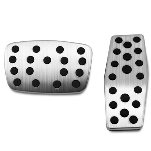 DxxxAB7 Auto Fuß Pedale Pads für Opel/Vauxhall Insignia MK1 2008 2009 2010 2011 2012 2013 2014 2015 2016 2017,Gas Gaspedal Kraftstoff Bremse Kupplung Fußstütze Pedal Pad Zubehör,A/2pc Type von DxxxAB7