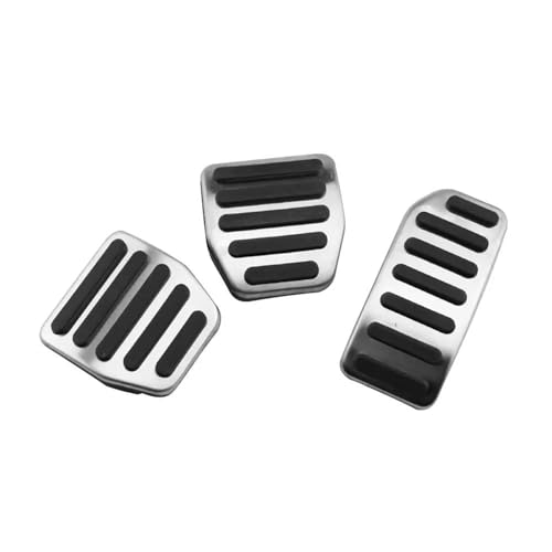DxxxAB7 Auto Fuß Pedale Pads für Volvo S60 S60L S80 S80L V60 XC60 XC70 V70,Gas Gaspedal Kraftstoff Bremse Kupplung Fußstütze Pedal Pad Zubehör,B/MT 3pcs von DxxxAB7