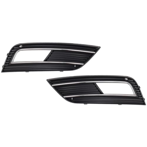 DxxxAB7 Nebelscheinwerferabdeckung für Audi A4 Quattro B8 B9 2013 2014 2015 2016-8KD807681B 8KD807682B,Auto Frontstoßstange Nebelscheinwerfer Kühlergrill Nebel Licht Rahmen Mesh Grille,C-1 Pair von DxxxAB7