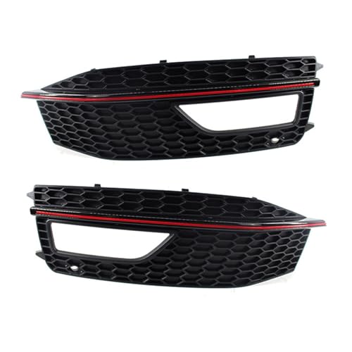 DxxxAB7 Nebelscheinwerferabdeckung für Audi A4 S-Line S4 2013 2014 2015,Auto Frontstoßstange Nebelscheinwerfer Kühlergrill Nebel Licht Rahmen Mesh Grille,B-Right DxxxAB7 Nebelscheinwerferabdeckung für Audi A4 S-Line S4 2013 2014 2015,Auto Frontstoßstange Nebelscheinwerfer Kühlergrill Nebel Licht Rahmen Mesh Grille,B-Right von DxxxAB7