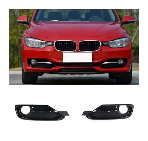 DxxxAB7 Nebelscheinwerferabdeckung für BMW 3 Series F30 F31 2011 2012 2013 2014 2015 2016 2017 2018 2019,Auto Frontstoßstange Nebelscheinwerfer Kühlergrill Nebel Licht Rahmen Mesh Grille,C-1 Pair von DxxxAB7