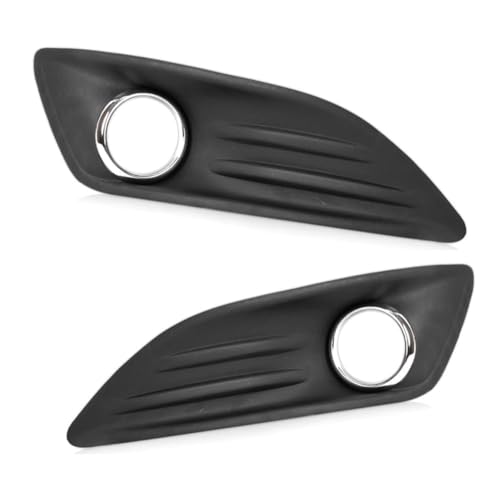 DxxxAB7 Nebelscheinwerferabdeckung für Ford Fiesta JA8 2013 2014 2015 2016 2017,Auto Frontstoßstange Nebelscheinwerfer Kühlergrill Nebel Licht Rahmen Mesh Grille,C-1 Pair von DxxxAB7