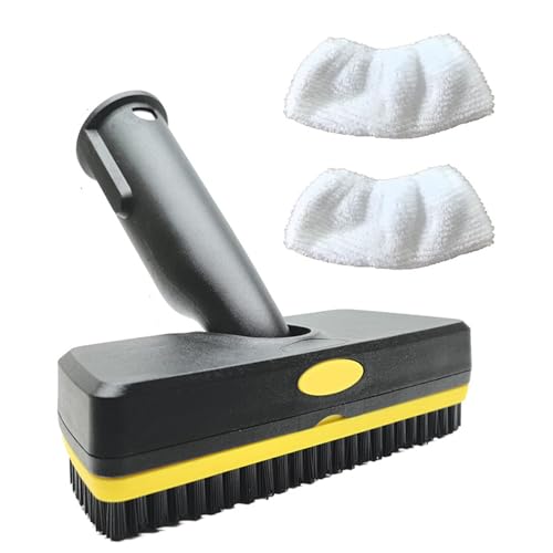 Abnehmbare & austauschbare Dampfbürste mit schwarzen Borsten für Kärcher SC1 SC2 SC3 SC4 SC5 CTK1020 Dampfreiniger, 1 Düsenbürstenkopf 2 Dampfbeutel Abnehmbare & austauschbare Dampfbürste mit schwarzen Borsten für Kärcher SC1 SC2 SC3 SC4 SC5 CTK1020 Dampfreiniger, 1 Düsenbürstenkopf 2 Dampfbeutel von Dxyue