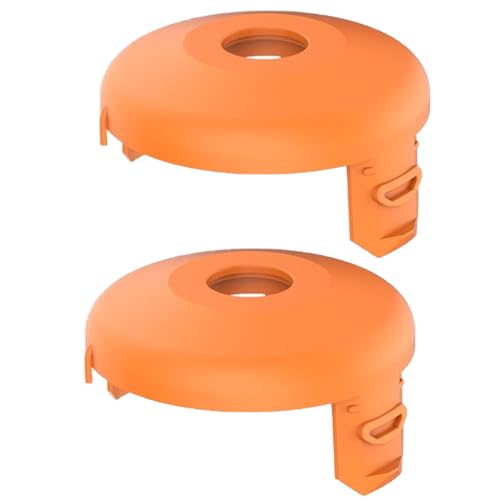 Dxyue 05329-20 Spulenkappe für Gardena Turbo Trimmer SmallCu, (Art.-Nr. 2402 & 2404), 2 Saiten-Ersatzkappen von Dxyue