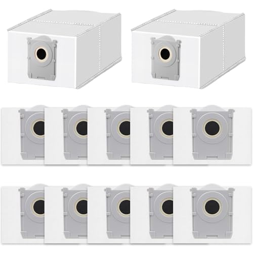 Dxyue 12er-Pack Staubbeutel Ersatzteile für Ecovacs Deebot X9 Pro Omni/ X9 pro/ T80 Pro Omni / T80 Omni/ X8/ X8 Pro Omni/ T50 / T50 Pro / T50 Max Pro Omni von Dxyue