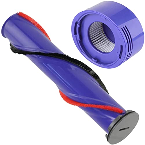Rollenbürstenleiste und Nachmotorfilter passend für Dyson V7 Staubsauger, Nummer 968266-02 968266-04 (ohne Hauptbezug) von Dxyue