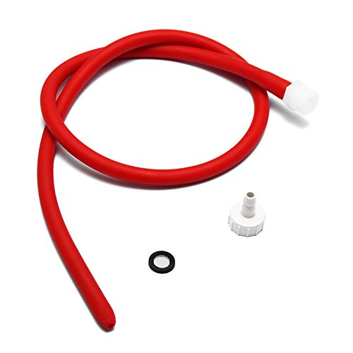 50/100/150 Cm Lange Klistier Tube Reiniger Douche Weiche Silikon Latex Düse Reinigung Silikonschlauch - 100 Cm von Honfitat