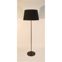 Handgefertigte Stehlampe Mit Empire Lampenschirm Aus Metall Und Stoff Für Jedes Zuhause Oder Büro, Verschiedene Farben Der Lampenschirme von DyankoffDecor