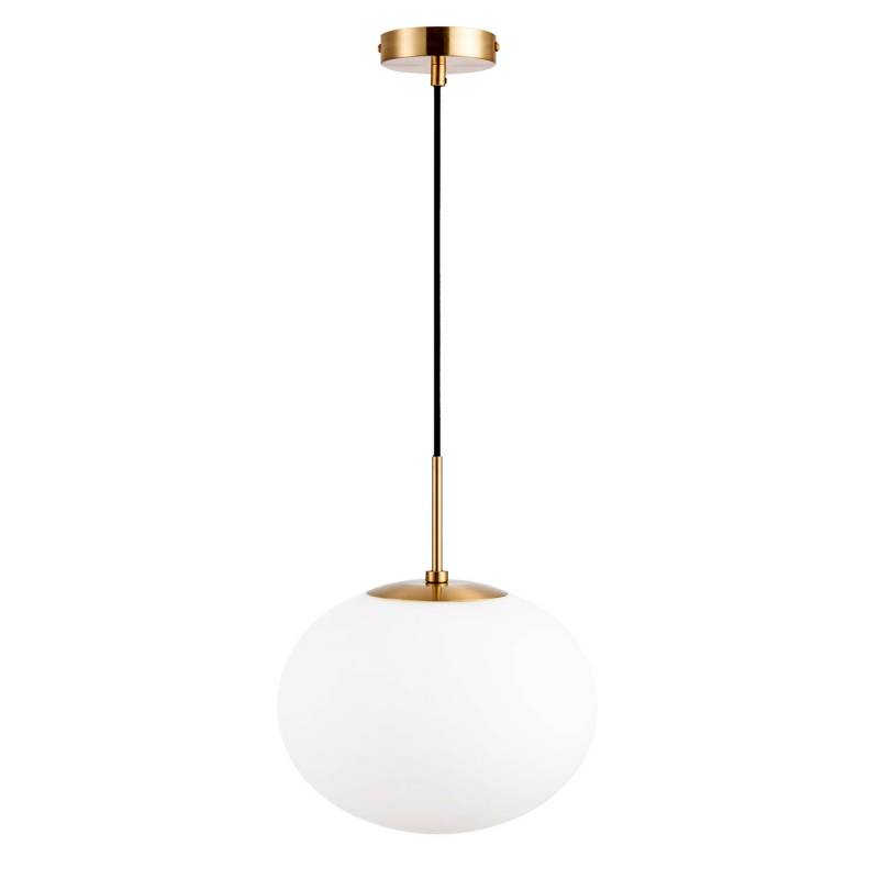 Dyberg Larsen Hängeleuchte Pendelleuchte Princess Lampe Messing Weiß ø 28 Cm B-Ware von Dyberg Larsen
