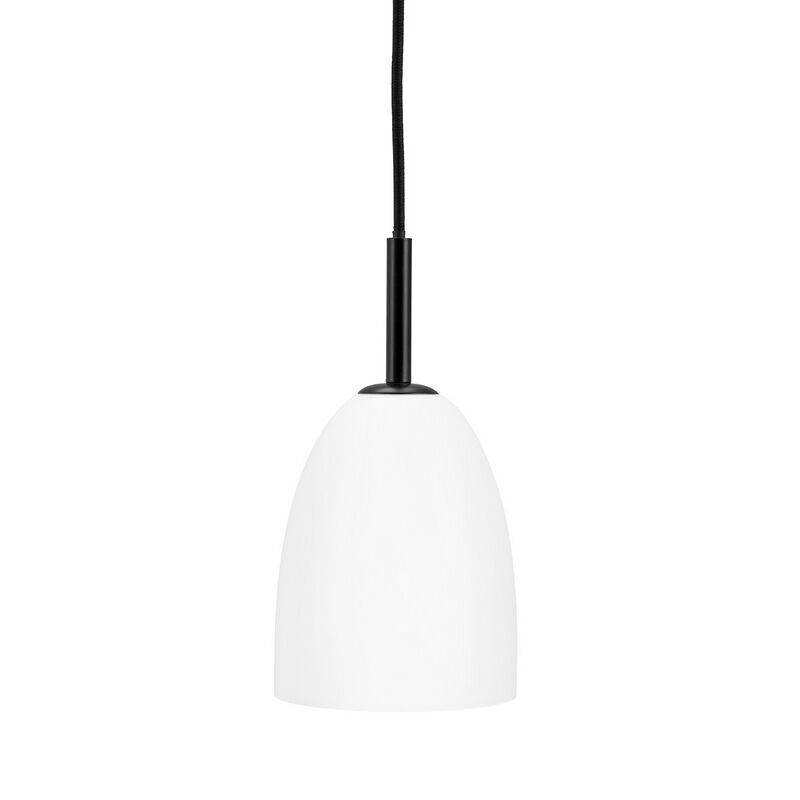 Dyberg Larsen Jazz Pendelleuchte D12 opal schwarz von Dyberg Larsen