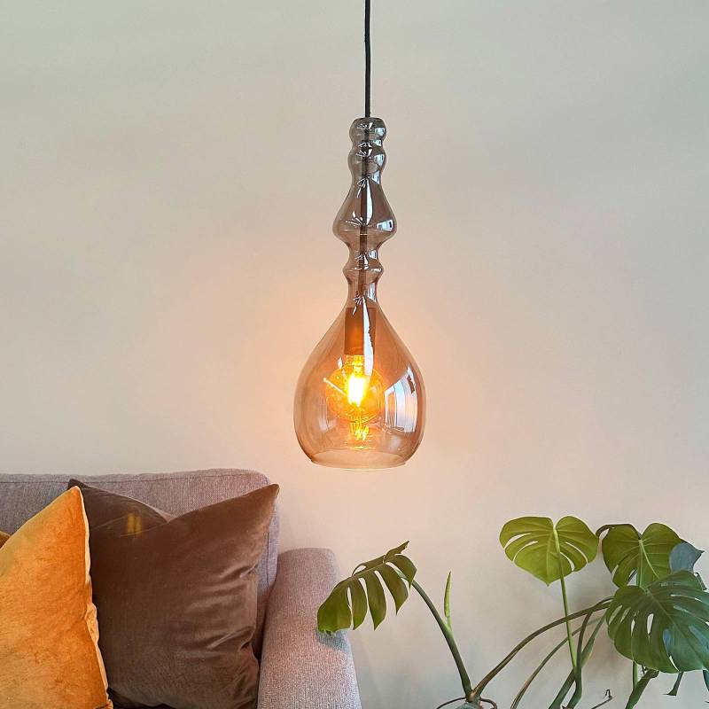 Dyberg Larsen Lea Pendellampe aus Glas, rauchgrau Dyberg Larsen Lea Pendellampe aus Glas, rauchgrau von Dyberg Larsen