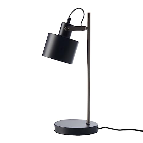 Dyberg Larsen - Mattschwarzes Metall - Ocean - Tischlampe - Hergestellt aus mattschwarzem Metall - Für die Verwendung in Innenräumen - 40W/ E14 - Dänisches Design - Modern - Leicht von Dyberg Larsen