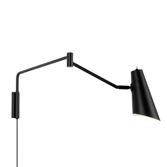 Dyberg Larsen Noa Wandleuchte Wandleuchte Deko Wandlicht Mit Gelenk Gu10 Schwarz B-Ware von Dyberg Larsen