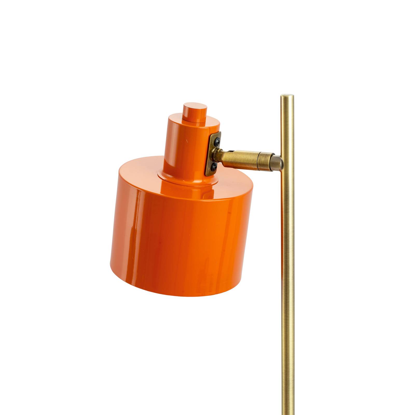 Dyberg Larsen Ocean Tischlampe, orange/messing von Dyberg Larsen