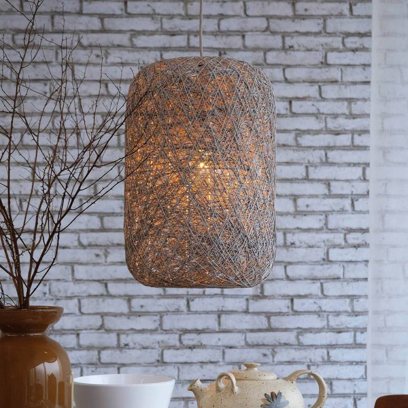 Dyberg Larsen Pendellampe Spin S, grau, Ø 30 cm von Dyberg Larsen