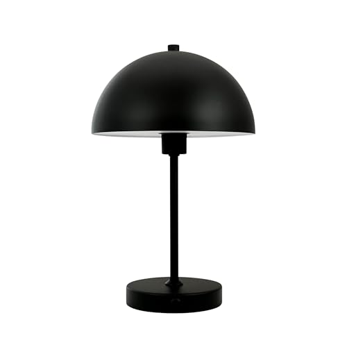 Dyberg Larsen Stockholm Tischlampe 2.0 Schwarz | Wiederaufladbare Schreibtischlampe | Nachttischlampe mit 6 Stunden Akkulaufzeit | Leselampe für den Innen und Außen | LED Lampe in Dänischen Design von Dyberg Larsen
